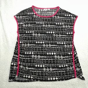 Women’s Cato Top, 18/20W Multi Black Top